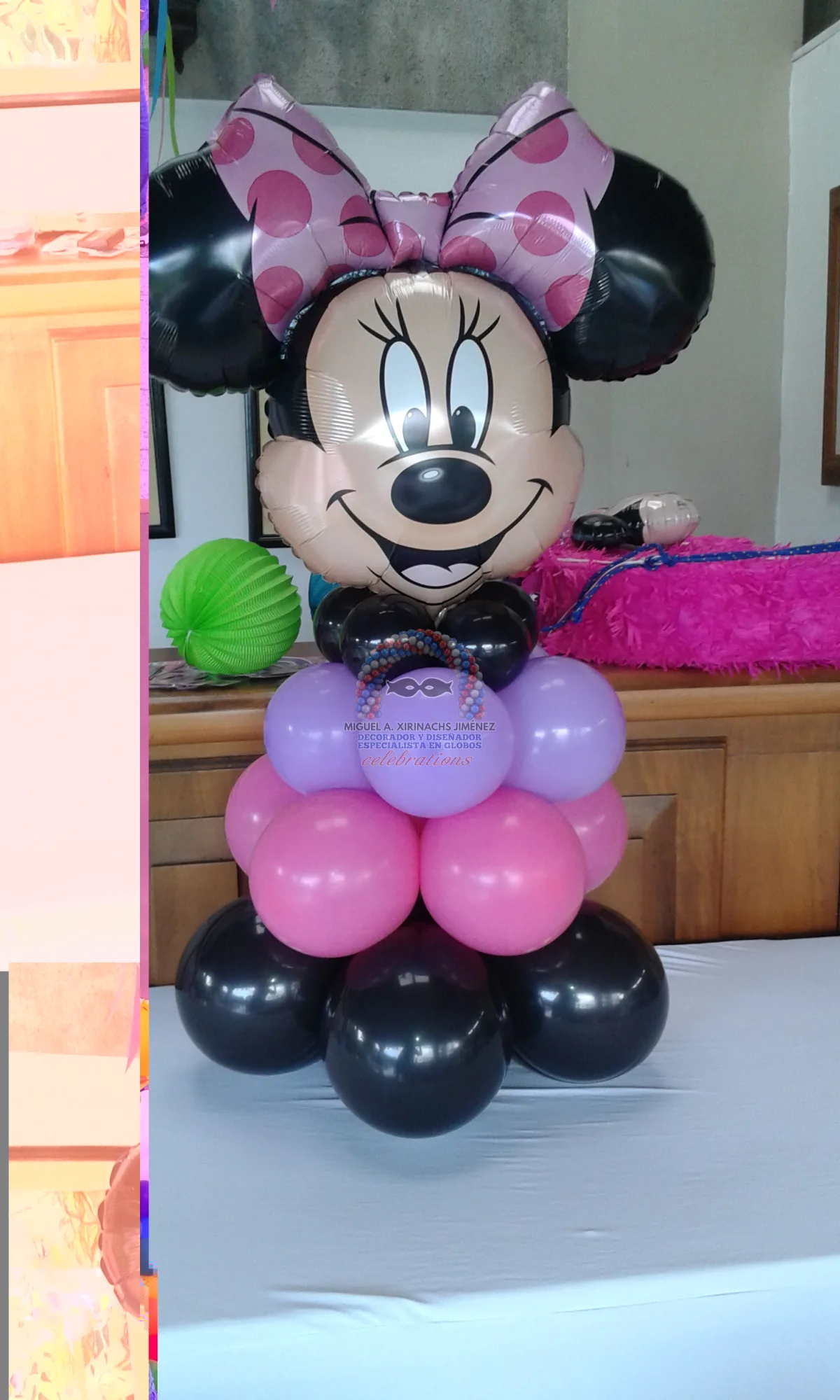 Inflado de globos con aire y helio