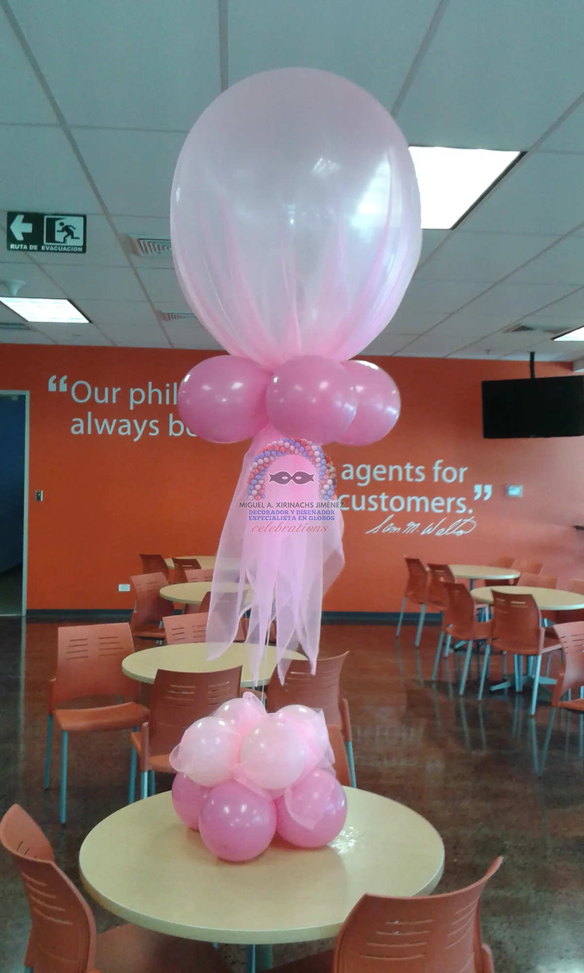 Inflado de Globos con Helio